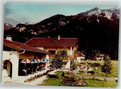 Krün Foto Original aus Archiv eines Ansichtskartenverlags Golf Cafe