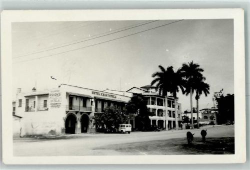 Tampico Hotel Casa Vitela Auto Ort handschriftlich