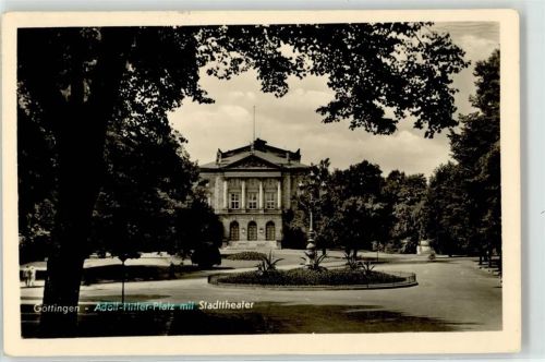 Göttingen Stadt Theater Platz WK II Adolf Hitler Platz