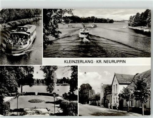 Kleinzerlang Hüttenkanal Passagierschiff Kleiner Pälitzsee DFDGB Erholungsheim Frieden