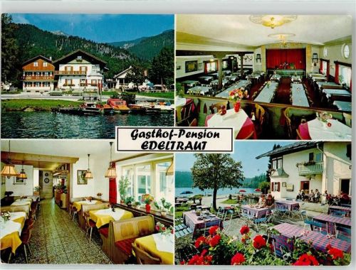 Walchensee Gasthaus Pension Edeltraut Boot Georg Öttl