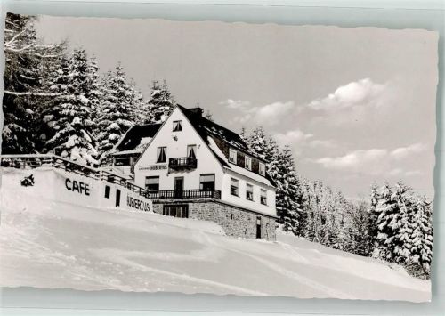 Schwalefeld Pension Gästehaus Hubertus Cafe Winter