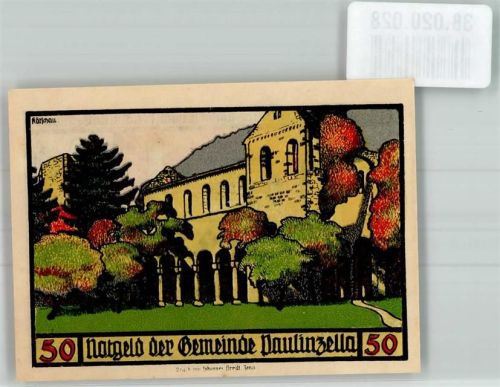 Paulinzella 50 Pfennig