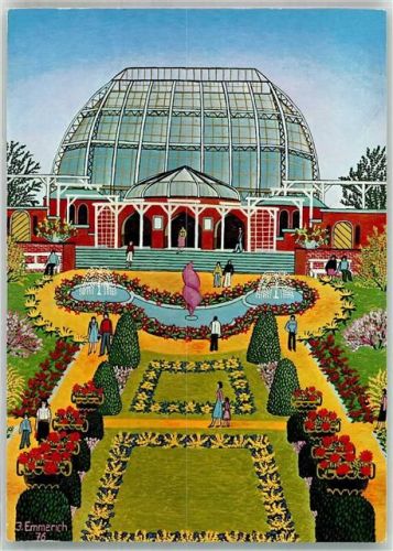 Lichterfelde 1976 sign. Emmerich, Ingrid Botanischer Garten