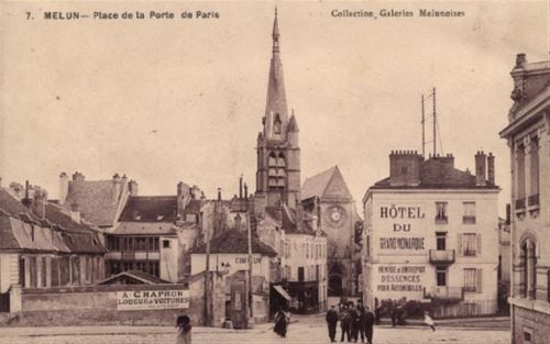 Melun Melun (Frankreich) Leporello, Hotel du Grand Monarque I-II