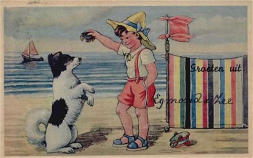 Egmond aan Zee Egmond aan Zee (Niederlande) Leporello I-II (Stauchung)