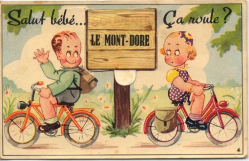 Mont-Dore Mont-Dore (Frankreich) Leporello I-II (Stauchungen, Marke entfernt, fleckig RS)