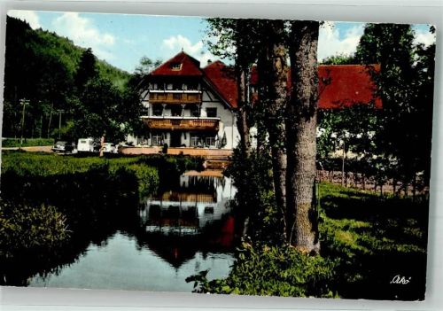 Hardheim 1963 Gasthaus Pension zur Wohlfahrtsmühle