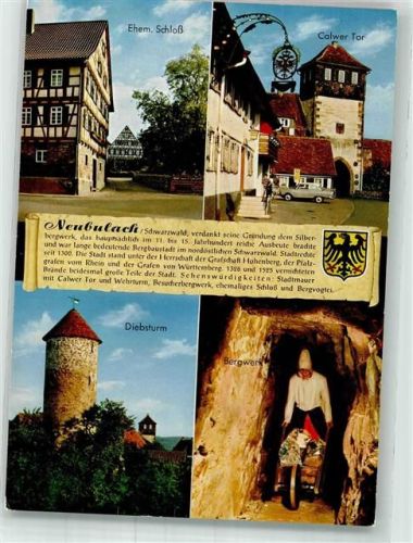 Neubulach Schloss Calwer Tor Diebsturm Bergwerk Chronik