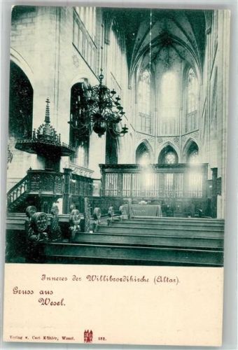 Wesel Inneres der Willibrordikirche
