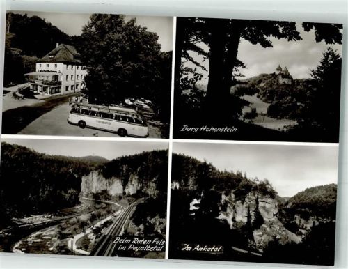 Rupprechtstegen Omnibus Burg Hohenstein Gasthaus Pension Cafe Zur Fränkischen Schweiz