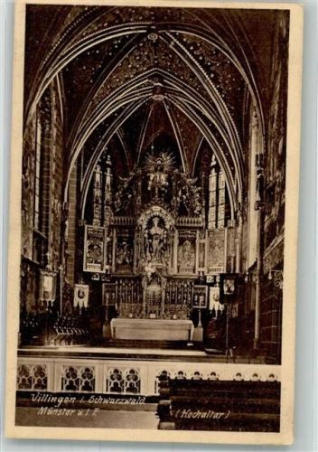 Villingen Hochaltar vom Münster Unserer lieben Frau Kanzel