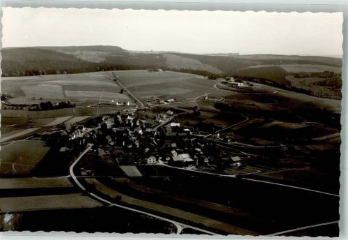 Springen Foto Fliegeraufnahme Original aus Archiv eines Ansichtskartenverlages