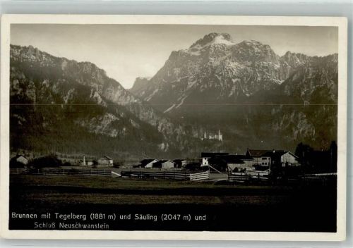Brunnen Tegelberg Säuling