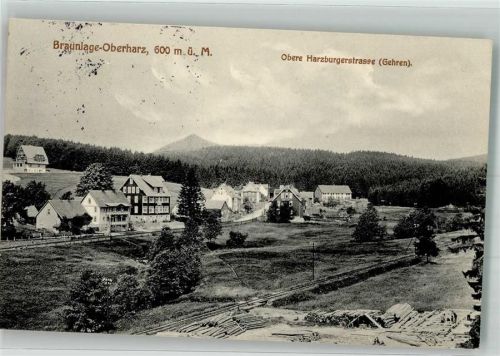 Braunlage 1913 Obere Harzburgerstraße