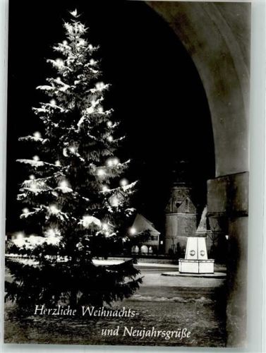 Freudenstadt Weihnachtsbaum beleuchtet Weihnachten Neujahr