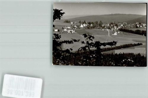 Langewiese Panorama des Ortes Foto Original aus Archiv eines Ansichtskartenverlags Ort handschriftlich