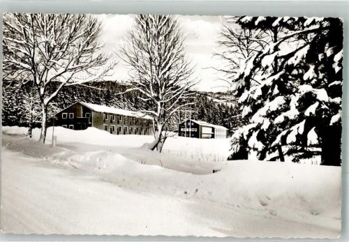 St. Andreasberg 1962 Pension Internationales Haus Sonnenberg Winter