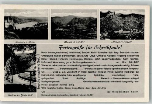 Remagen 1965 Mayschloss Burg