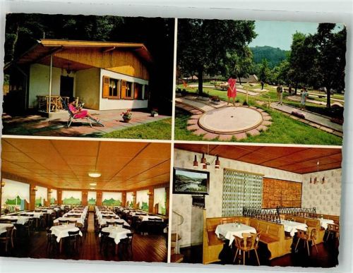 Leichlingen Gasthaus Ausflugslokal Talsperre Diepental mit Minigolf