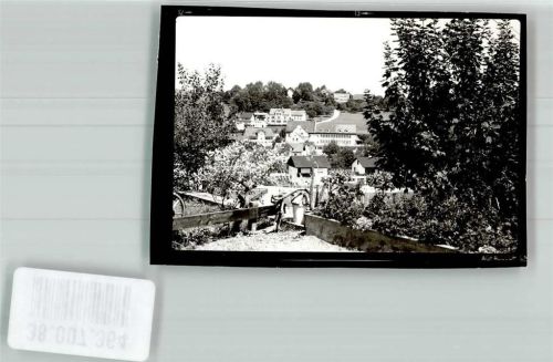 Heimenkirch Panorama des Ortes Foto Original aus Archiv eines Ansichtskartenverlags Ort handschriftlich