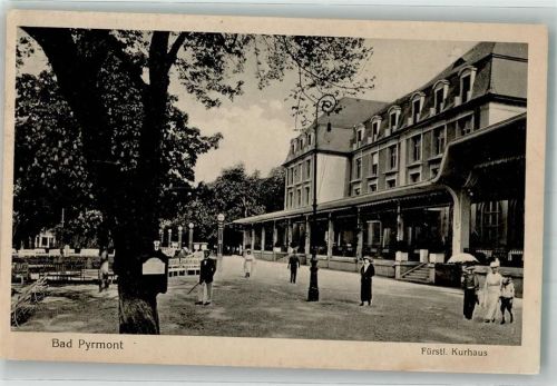 Bad Pyrmont 1916 Fürstliches Kurhaus