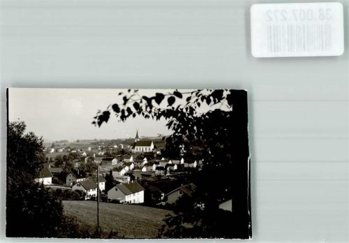 Heimenkirch Panorama des Ortes mit Kirche St. Margaretha Foto Original aus Archiv eines Ansichtskartenverlags Ort handschriftlich
