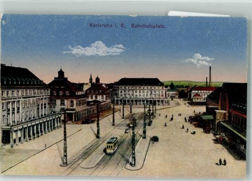 Karlsruhe Straßenbahn Bahnhofplatz