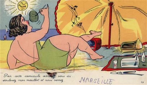 Marseille Marseille (Frankreich) Leporello signiert Castel I-II
