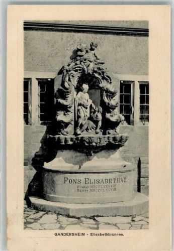 Bad Gandersheim Denkmal Elisabethbrunnen