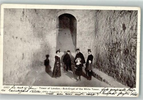 London 1913 Tower of London Sub-Crypt