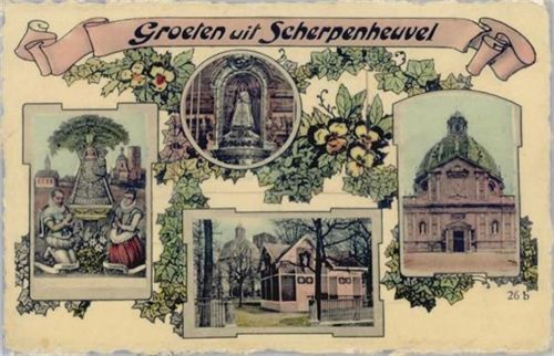 Scherpenheuvel-Zichem Scherpenheuvel-Zichem (Belgien) Leporello I-II (Ecken abgestossen)