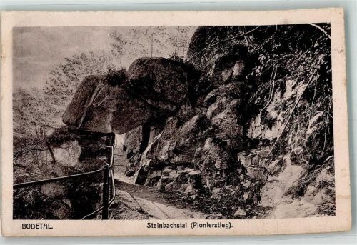 06502 O4308 Thale - Steinbachstal Pionierstieg Bodetal