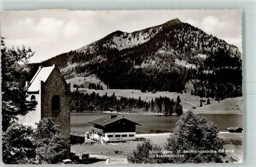 Spitzingsee Kirche St.Bernhard Brecherspitze Gasthaus Annemirl Simon