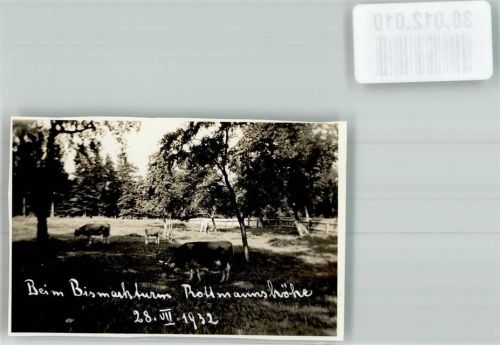 Berg 1932 Rottmannshöhe Ort handschriftlich