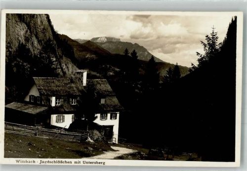 Ramsau Wimbach Jagdschlösschen Untersberg