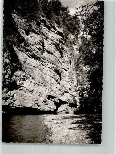 Wutach Schlucht Foto Original aus Archiv eines Ansichtskartenverlages