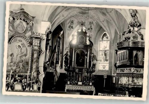 Unterach Pfarr- Kirche innen