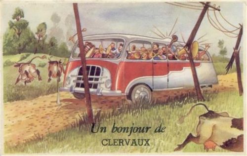 Clerf Clervaux (Luxemburg) Leporello, Ausflug mit dem Bus I-II