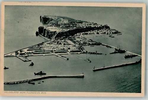 Helgoland 1926 Fliegeraufnahme