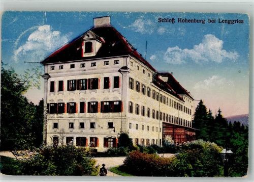Lenggries 1918 Schloss Hohenburg Verlag Purger & Co. No. 9184