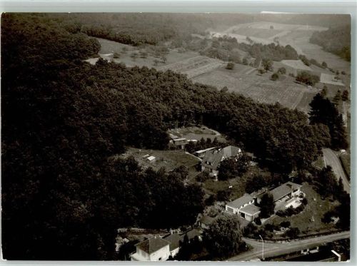 Oberwiesen Fliegeraufnahme von Im Klinggarten 2 Jägerschule des LJV Foto Original aus Archiv eines Ansichtskartenverlages Ort handschriftlich
