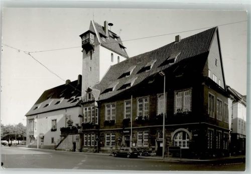 Bad Gandersheim Rathaus Foto Original aus Archiv eines Ansichtskartenverlages Ort handschriftlich