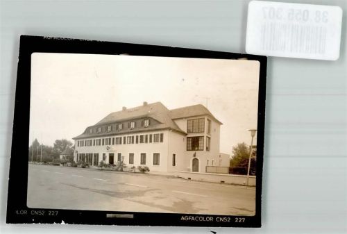 Speyer Hotel Luxhof Ort handschriftlich Foto Original aus Archiv eines Ansichtskartenverlages