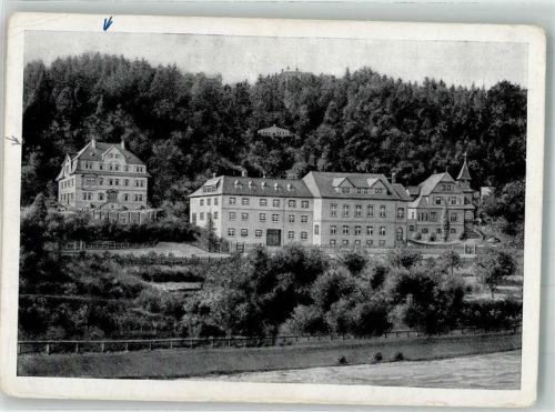 Rathen Kurort 1953 Pension Diakonissenheim Felsengrund