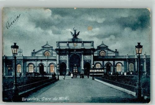Brüssel 1913 Bahnhof