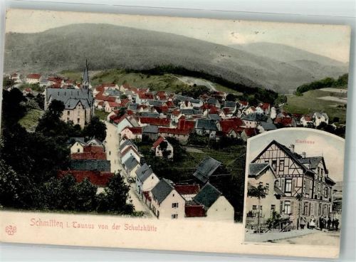 Schmitten 1905 Hotel Kurhaus Kirche