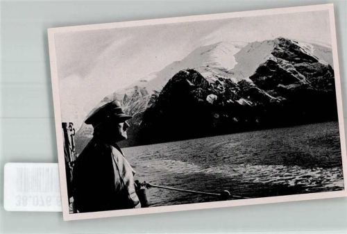 Sammelbild Der Führer an Bord eines Kriegsschiffes in Norwegen Sammelwerk Nr. 15 Adolf Hitler Nr. 162 Gruppe 67