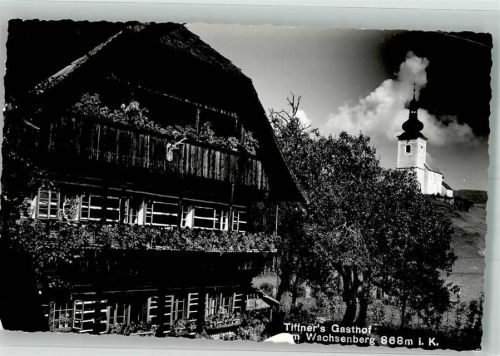 Wachsenberg 1959 Gasthaus Tiffner Pension Kirche