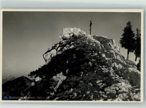 Schliersee Gipfelkreuz Bodenscheidgipfel